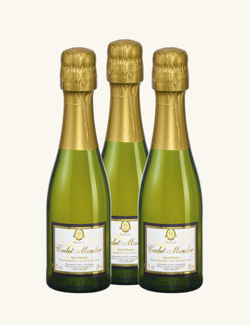 Muscat Boisson Cadet Mauler Muscat Blanc 75cl – Boisson pétillante sans alcool