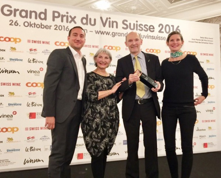 Grand Prix du Vin Suisse 2016,    Mauler 1. Schweizer Vin Mousseux! 