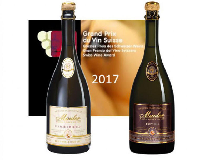 zwei Goldmedaillen am "Grand prix du vin suisse"